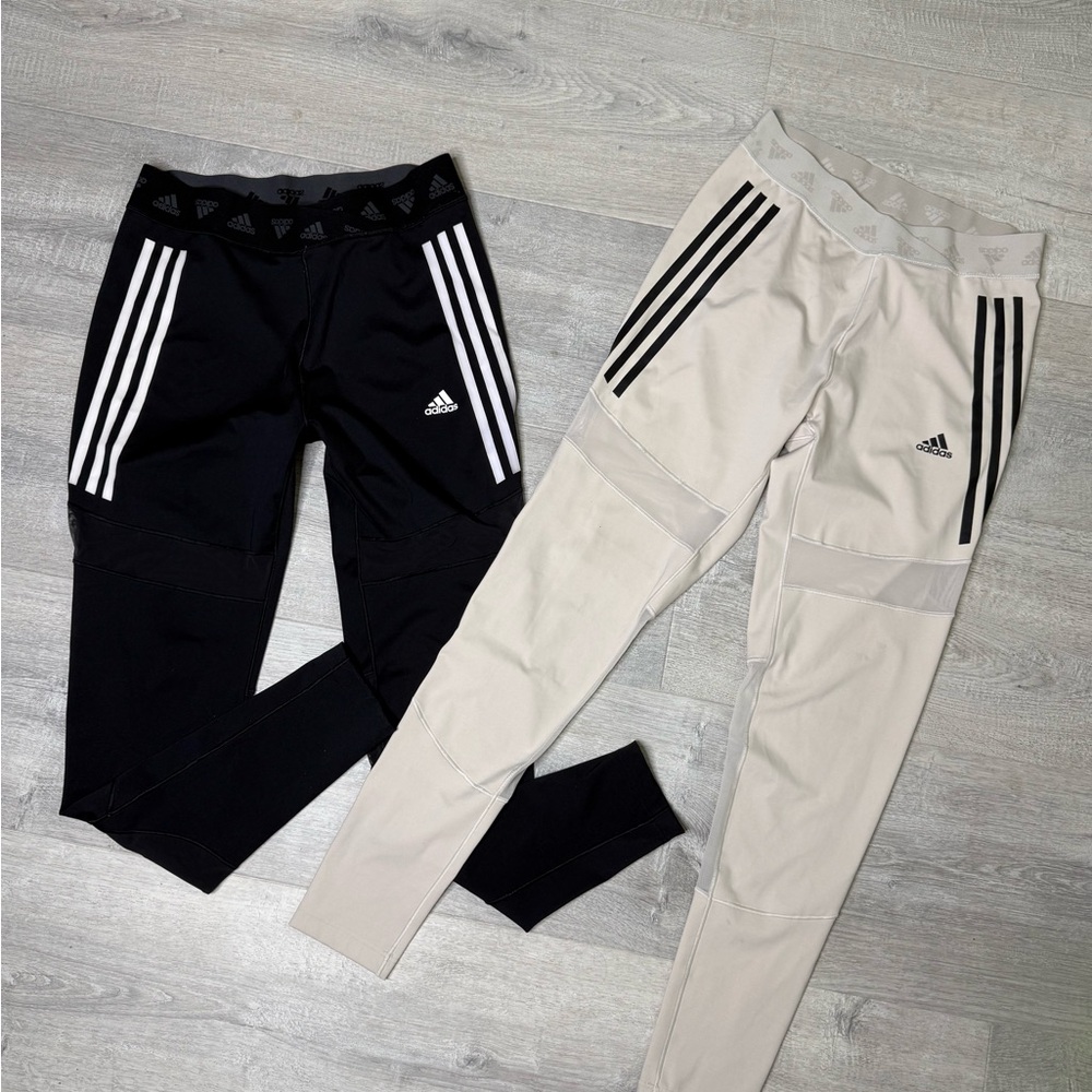 Black and Cream Leggings